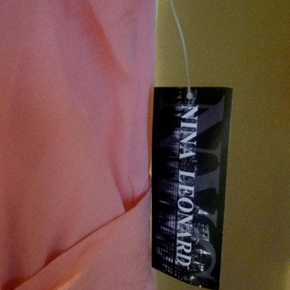 Nina Leonard Coral Sleeveless Dress - Picture 4 of 9